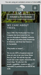 Mobile Screenshot of professionaltreecare.com